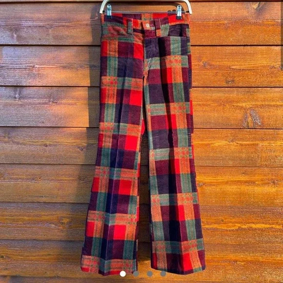 70s vintage corduroy patchwork pants 70s Levi's Corduroy